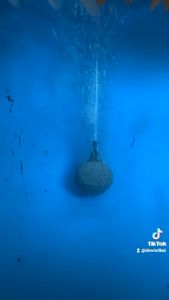 Batu Aerator BULAT BOLA 4cm - Air Stone Gelembung Udara Aquarium 4 cm