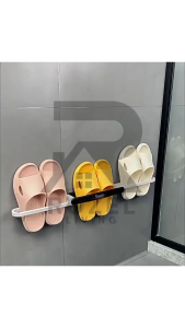 ROZEL Shoe Rack - Rak Sepatu Organizer Tempel Anti Air Serbaguna Portable Tempat Sepatu Sport Sandal Slipper Rak Handuk Multifungsi