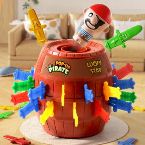 Hui Cheng Toys | Creative Pirate Barrel Pressure Relief Toy for School Children