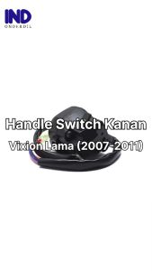 Handle-Handel-Hendle-Hendel-Holder Saklar-Switch Kanan-Right Tombol Lampu Depan On-Off-Starter-Stater Yamaha Vixion Lama-Old 2007-2008-2009-2010-2011