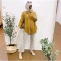 KEMEJA WANITA RAYON PREMIUM. 