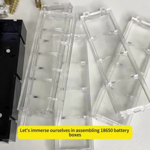 DIY Power Bank Hộp Pin 18650/21700 Splicable Di Động Ốp Lưng Không Hàn Khe Cắm 5-10A Cho DIY 1S-6S Bộ Pin