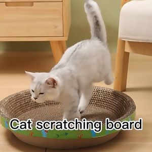 🔥Fast Delivery🔥Cat Scratches Cat Toy Oval Cat Scratcher Cat Bowl Cat Scratch Board Cat scratching