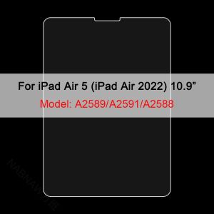 3pcs Tempered Glass For iPad 10th gen Pro 11 4th 12.9 2022 Air 5 4 10.9 Mini 6 5 Full Screen Protector For iPad 10.2 7th 8th 9th