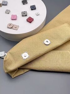 10 Pair Kancing Magnet Tas Kancing Magnet Jahit Button Aksesoris 18mm 14mm