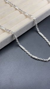 Dây Chuyền Nam Bạc Ta Họa Tiết Đốt Rồng Bạc Hiểu Minh DBN085