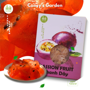 Hộp 80gr - Chanh Dây Sấy Dẻo/ Soft Dried Passion Fruit (5% sugar)