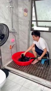 48cm Fan Cleaning Brush Fan Inner Cleaning Brush Electric Fan Dust Removal Cleaning Brush