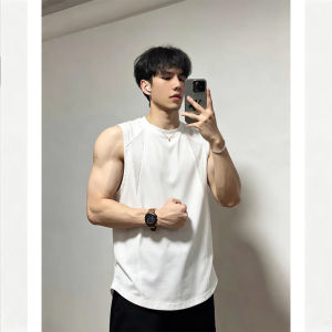 OUMULONG | Mens Quick-dry Mesh Breathable Ice Silk Tank Top