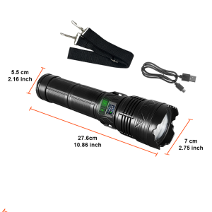 Ultra Powerful 1500W LED Flashlights Rechargeable Tactical Torch Super Bright Outdoor Adventure Fishing Camping Lamp Power Bank