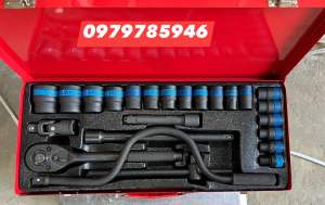 bộ khẩu cần cong 24 món. thương hiệu Hitman. zalo 0977276622