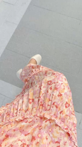 janunstudio • SUMAANG DRESS 4 สี (เดรสคุณนายสำอาง) - เดรสผู้หญิงอัดพลีท ปักลายดอกไม้ ผ้าพื้นเมือง / ผ้าเกาหลีเพ้นท์สีน้ำ ใส่ได้หน้า-หลัง 12 แบบ !