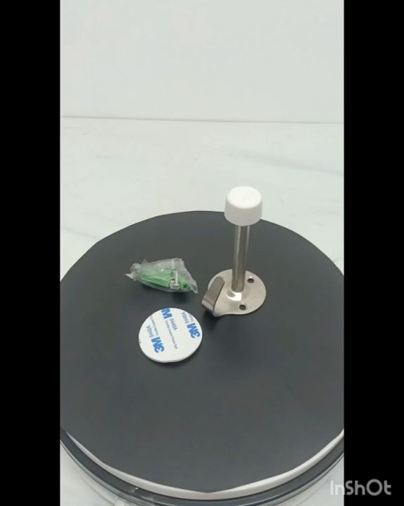 95MM Door Stopper with Hook No Drill Wall Penahan Pintu Rumah Bilik