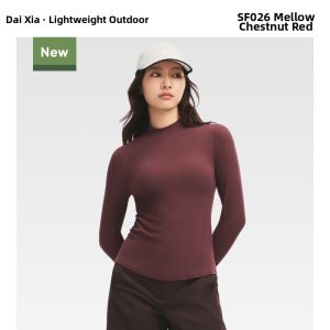 Beneunder | Semi-High Collar Warm Fitting Base Layer T-shirt Long Sleeve