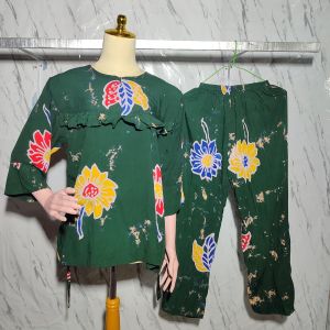 Setelan SCP Sunan | Bisa COD | Piyama Setelan Terbaru 2024 Motif Sunan Kekinian Wanita Dewasa Batik