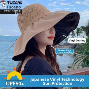 TUCANO | UV Protection Sun Hat with Black Glue for Outdoor Activities