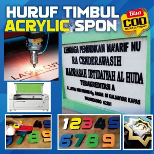HURUF TIMBUL/LETTER AKRILIK/HURUF SPON AKRILIK