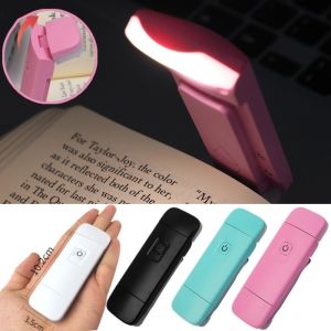 LED USB Rechargeable Book Light Reading Light Eye Protection Night Light Portable Clip Desk Light Bookmark Read Light Night Lamp
