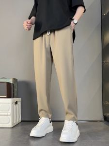 Quần Ống Đứng Nam Mùa Hè Mới Thiết Kế Đơn Giản Quần Dài Ống Đứng Quần Dài Đa Năng Quần Dài Thường Ngày