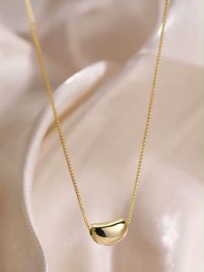 24K Saudi Gold Necklace Nasasangla Pawnable 100% Original Acacia Bean Chain for Women Gift Elegant Jewelry Hypoallergenic Non Tarnish – Philippines Hot Sale