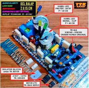 kit driver power amplifier OCL BALAP 2U 5set TR FINAL