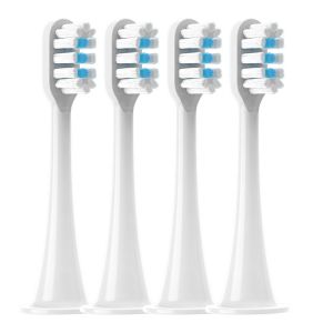 4 Pcs/Pack Electric Toothbrush Replacement Heads For XIAOMI MIJIA T300/T500/T700 Soft Bristle Nozzle Deep Clean Tooth Brush Head