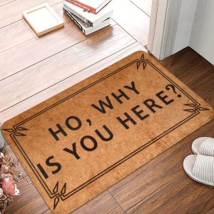 VIKAMA Minimalist Slogan Entryway Rug Non-Slip Absorbent Indoor/Outdoor Entry Mat Decorative Bathroom Door Mat Home Decor