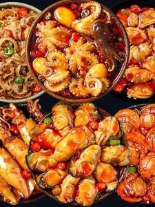 LIANGDIE | Spicy Canned Squid 8-armed Seafood
