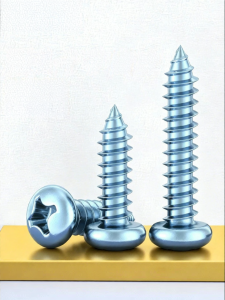 BAIRUITE | Galvanized Self-tapping Hardened Wood Screw Round Head
