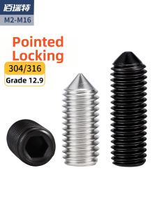 BAIRUITE | Black Hardened Point Hexagon Head Screw