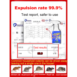 1S All the mice disappeared Rat Repellent Spray No mice within 1000 meters tikus spray Rat off spray 500ml plant extracts Harmless to people and petsdual-use for car and home Spray tikus racun tikus paling kuat 驱鼠喷雾
