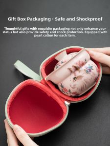 JISU | Portable Ceramic Tea Set 1 Pot 2 Cups