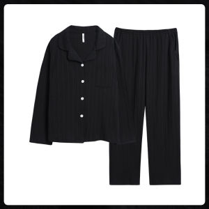 me home wear | High-Quality Japanese-Style Cotton Loungewear Set