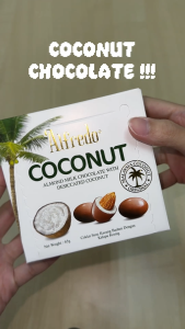 [Ready Stock] ALFREDO ALMOND MILK & WHITE CHOCOLATE with DESICCATED COCONUT 65G