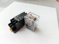 (PAKET SET) RELAY MY2N 220V 8kaki DAN SOKET RELAY MY2N 220VOLT SOKET RELAY MY2N 220 Volt RELAY 220V MY2N. 