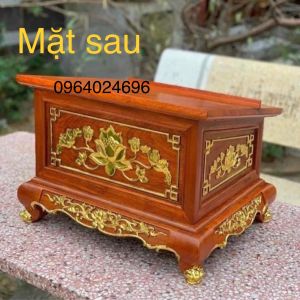 Kệ đọc kinh gỗ hương 37x47 cao 35