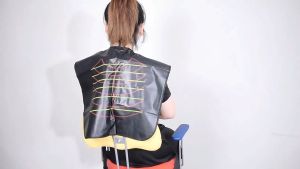 Professional Barber Waterproof Hair Coloring Shawl Reusable Magnetic cape salon Hair Dye Color Hair Straightener Magnetic Cape