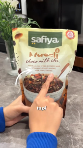 MUESLI CHOCO MILK CHIA SAFIYA 420 GRAM WITH CHIASEED SEREAL CHOCOLATE PREMIUM SARAPAN