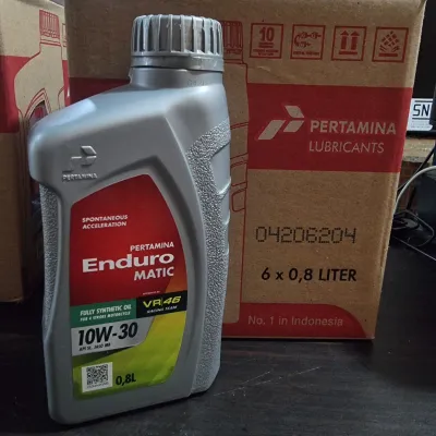 Oli Mesin Pertamina Enduro Matic 10W-30 API SL JASO 0.8L 800ml