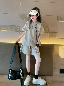 ZIRUIBABA | Fashionable Thin Girls Shorts Set