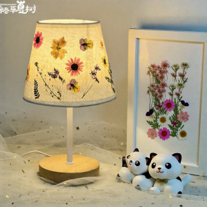 Festival Gift DIY Pressed Flower Table Lamp Craft Kit