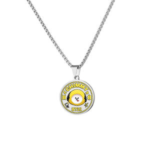 LINE FRIENDS | New product BT21 stainless steel color-printed round chain titanium steel sweater chain decoration idol peripheral birthday gift