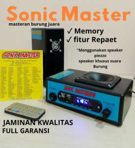 Masteran burung Sonic master terbaik go MP3 murai Terlaris plus memory isian mewah !!