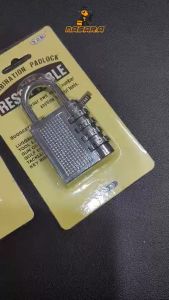 Nasara 4-Digit Combination Padlock Multipurpose Resettable Security Password Padlock Luggage Bag / 密码锁