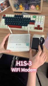 Used Gbits H1s-3 XPON/EPON/GPON Modem ONT/OLT – High-Speed English Version Includes Adapter