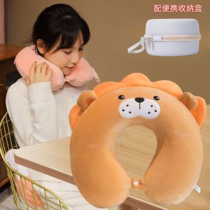 หมอนทรง U สำหรับคุณภาพชีวิตประจำวันแบบพกพา หมอนรองกระดูกสันหลังแบบทรง U สำหรับเดินทาง หมอนคอแบบจำลองไดอะเมโมรี่ฟูมิ