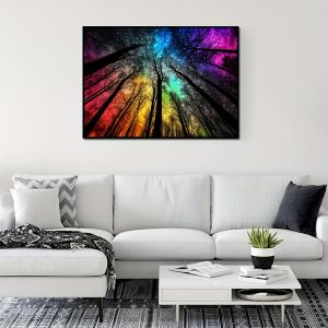 Jigsaw Puzzle Starry Night Forest Moon Landscape for Adults Family Interactive Game Brain Challenge Christmas New Year Gift