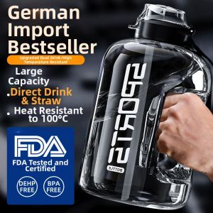 OUHUAGUAN | Durable Heat Resistant Large Capacity Water Bottle