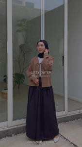 Ghanimi - Lizzy Outer / Outer Wanita / Outer Kerja Wanita / Atasan Casual Formal / Outer Daily