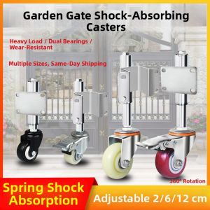 Besee | Spring Shock Absorption Telescopic Adjustable Heavy Duty Casters 3 Inches